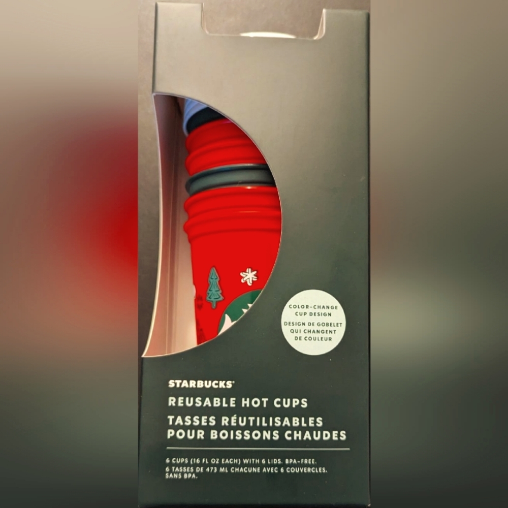 Starbucks reusable hot holiday cups